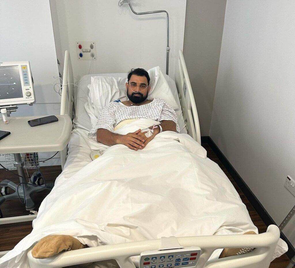 mohammad shami ankle operation